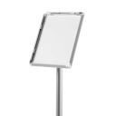 Info Stand informativ/Meniu Premium, Negru