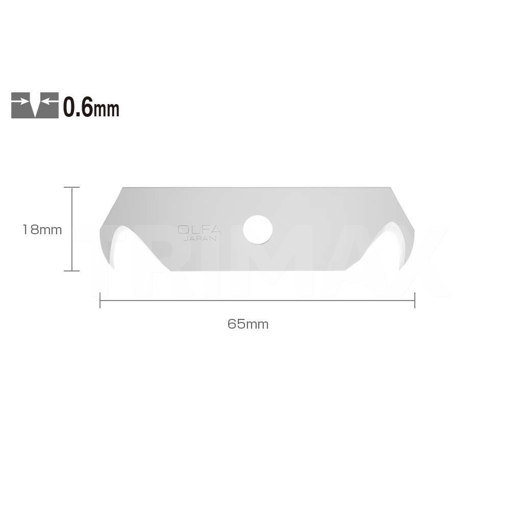 OLFA® HOB-2/5 Lame de Siguranta