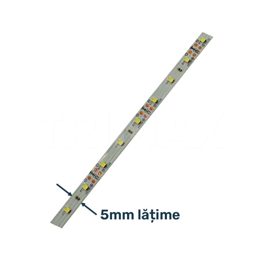 LEDArt - Banda LED 2835 alb rece pentru interior Int 5mm